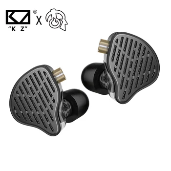 KZ x HBB PR2 In-Ear Metalo Ausines Plokščių Magnetinio Vairuotojo IEM HIFI Ausines Stebėti, Ausinių Bass Sporto laisvų Rankų įranga