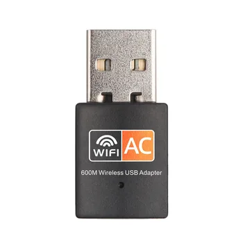 USB 600Mbps WiFi Adapteris Ethernet Belaidžio Tinklo Kortelė AC Dual Band 2.4 G / 5.G USB Wifi Dongle wifi Imtuvas 802.11 ac