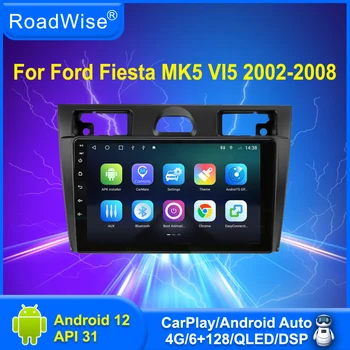 Roadwise Android 12 Automobilio Radijo Multimedijos Dėl Golf MK5 VI5 2002 M. 2003 M. 2004 m. 2005 m. 2008 M. 4G, Wifi, Navi GPS 2 Din DVD Carplay Headunit