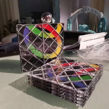 8 Plokštės Kubo Galvosūkį PuzzleTwisty Cubo Magas Lankstymo Įspūdį Professional Magic Cube Klasikinis Žaislai Vaikams
