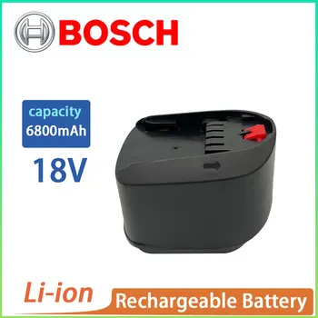 Bosch 18V 6800MAH Įkraunama Ličio Jonų Įrankio Baterija PBA PST PSB PSR Bosch Namų, Sodo Įrankiai (TypeC tik) AL1810CV AL1815CV