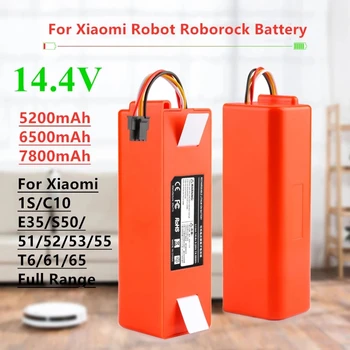 Robotizuotas Dulkių siurblys Bateriją už Xiaomi Robotas Roborock S50 S51 S55 Priedų, Atsarginių Dalių li-ion baterija 9800mAh