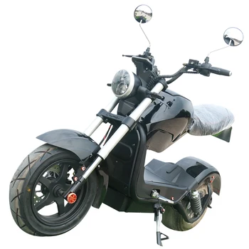 Karšto pardavimo Elektrinis motociklas 1500W suaugusiųjų elektrinis motoroleris su 10 colių padangos ir Galia, Nuimamas akumuliatorius 60v-20ah