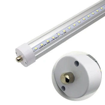 50pcs T8 LED vamzdžių FA8 Vieną Pin FA8 JAV rinkoje UL 2.4 m, 1.5 m 1.2 m 8ft 5ft 4ft LED Tube Baras Šviesa, Fluorescencinė šviesa AC 90-265V