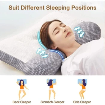 Super Ergonomiška Pagalvė Ortopedinė Visos Miegojimo Pozicijas, gimdos Kaklelio Kontūras Pagalvę Kaklo pagalvė už kaklo ir pečių skausmo