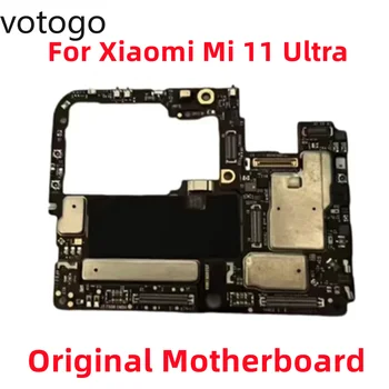 Originalus Mainboard Xiaomi Mi 11 Ultra 5G Atrakinta Pagrindinis Logika Valdybos Visą Žetonų Grandinių M2102K1G Plokštė 256 GB 512 GB Darbo