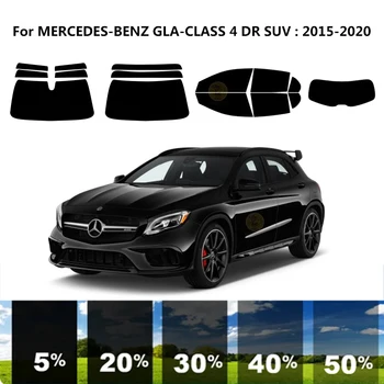 Pjaustytuose nanoceramics automobilių UV Lango Atspalvis, Rinkinys, Automobilių Langų Plėvelės MERCEDES-BENZ GLA KLASĖS X156 4 DR VISUREIGIS 2015-2020 m.