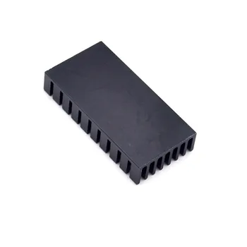 10vnt Šilumos kriaukle 50*25*10 MM (juoda lizdas) aukštos kokybės radiatorius