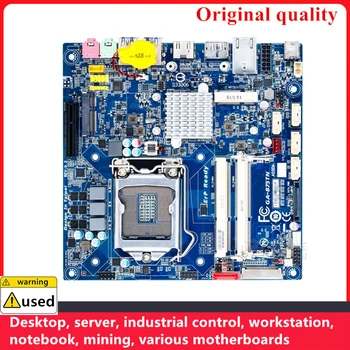 Naudoti B75TN GA-B75TN MINI ITX pagrindinėse plokštėse LGA 1155 16GB DDR3 Intel B75 Darbalaukio Plokštės SATA III USB3.0