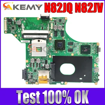 N82JQ GT335M/1G GPU Palaikymas i7 CPU Sąsiuvinis Mainboard Asus N82J N82JV N82JQ Nešiojamas Plokštė 100% Bandymo GERAI
