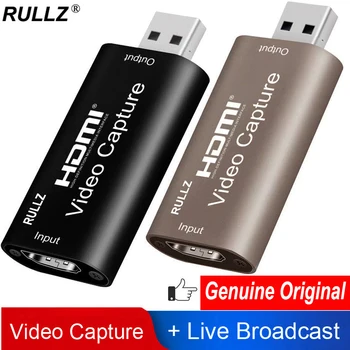 Mini 4K 1080P HDMI USB 2.0 Audio Video Capture Card Game Įrašymo Langelį Ps3, Ps4 Kamera, Nešiojamas KOMPIUTERIS Live Transliacijos Transliacijos