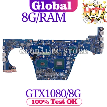 KEFU GX501 Mainboard ASUS GX501V GX501VI GX501VIK GX501VSK Notebook Laptop Plokštės Su GTX1080/8G I7-7700HQ 8G/RAM