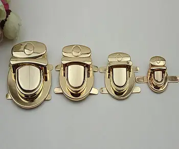 (10 VNT./lot), high-end galvanizavimo 4 aukso ovalo formos odos įterpti lock 