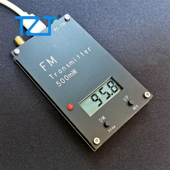 TZT RC-FM 2000M FM Siųstuvas Skaitmeninis Ekranas High Performance Siųstuvas 0,5 W 500mW Stereo 76-108M