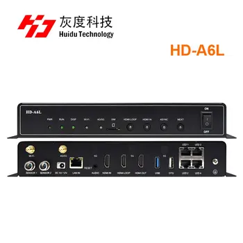 Huidu LED Ekranas, Multimedia Multi-modulis Asinchroninis Sinchroninio HDMI Sujungimas Žaisti Lauke Huidu HD-A6L Versijos HD-A6