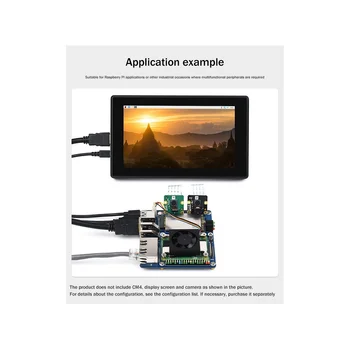 Dėl Aviečių Pi CM4 Dual Gigabit Ethernet Uosto Plėtros Valdybos Core Valdybos Skaičiavimo Modulis su Atveju MUMS Plug