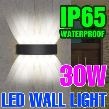 IP65 Vandeniui LED Šviesos Lauko Sienos Lempa 5W 10W 15W 20W 25W 30W Sodo Apšvietimas Naktiniai Dėmesio centre Miegamasis, Koridorius, Laiptai
