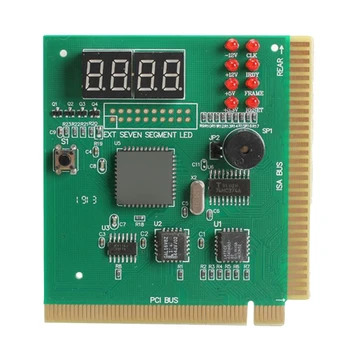 4-Skaitmenų LCD Ekranas PC Analizatorius, Diagnostikos Kortelės Plokštė Po Testeris Kompiuterinės Analizės PCI Tinklo Atmintį, Procesorius