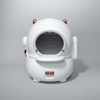 Daug Vietos Kolektorius Uždarytas Kačių Kraiko Dėžės Kačių Tualeto Automatinė Valymo Robotcat Tualetas Automatinė Valymo Maišai, Pet Supplies