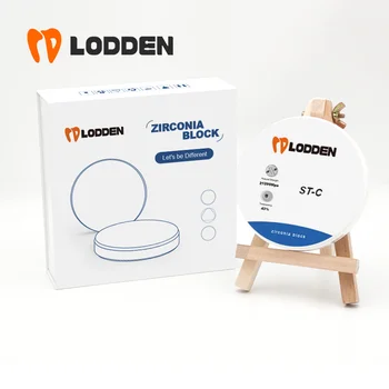 LODDEN, Cirkonio Dantų Blokai ST-spalva 98*20mm Dantų Lab Medžiagos Ištirti Estetinis CAD-CAM Sistemos Skaidrumą 43% VITA16