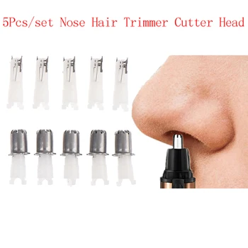 5vnt Nosies Plaukų Cutter Nosies Žoliapjovės Pakeitimo Galva 3-in-1 Elektrinį skustuvą, Skutimosi