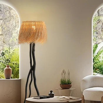 Dizaineris Italijos Stovi Lempos Inteligente Dervos Minimalistinis Led Šviesos Grindų Lempos Mygtuką Perjungti Luminaria Klasikinio Namų Dekoro