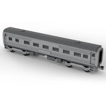 Įgaliotas 635pcs+ Originali 6wide Santa Fe Keleivinio Traukinio Vagonų, Statyba Blokai Nustatyti Modelis - Sukurta count_of_brick