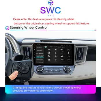 Toyota RAV4 4 XA40 5 XA50 2012 - 2018 Automobilio Radijo Carplay Multimedia Vaizdo Grotuvas, Navigacija, Stereo GPS Android 12 Nr. 2din 2