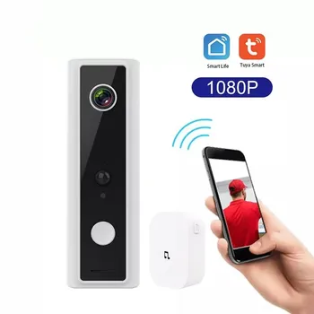 Tuya Vaizdo Doorbell WiFi 1080P HD Varpelių Smart Home 