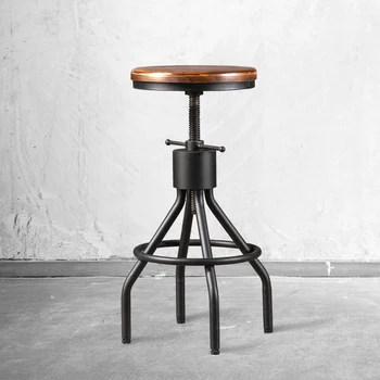 American retro stiliaus kėlimo geležies meno baro kėdės retro baro kėdės paprastos buitinės aukšto kėdės, baro kėdžių, kėdžių, kavinė, baras, kėdės,