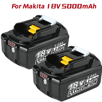 [NAUJI UPGRADER] 18V 5.0 Ah BL1850B Baterijos Pakeitimo Makita Akumuliatorius BL1830 BL1850 BL1840 18V Bevieliuose Elektros Įrankiuose Baterijos