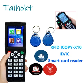 Naujas NFC Šifruojami Smart Card Skaitytuvas Wifi ICOPY8 Pro X10 Kopijuoklis 13.56 Mhz Klavišą, popierinės kopijavimo aparatų matricos 125Khz prieigos raktas Programuotojas RFID Žymę, Rašytojas