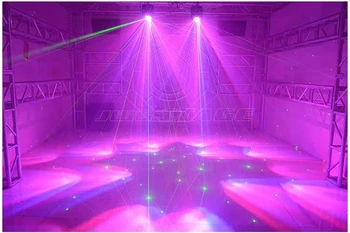 RGB Lazerių Skeneris, Projektorius DJ Disco Scenos Apšvietimo Efektas Šokių Grupė Vestuvių Šventė Baras Klubo DMX Žibintai