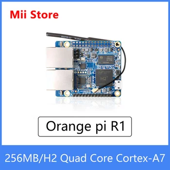 Oranžinė Pi R1 Plėtros taryba 256MB H2 Quad Core Cortex-A7 Atviro kodo Valdyba, Remti Dual tinklo prievadus borto Wifi