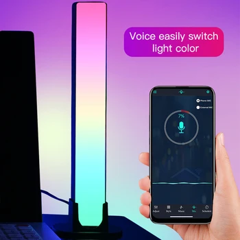 Apšvietimas Žaidimų TV Kambarys Apdailos Lempos Smart RGB LED Šviesos Barai Nakties Šviesos su 