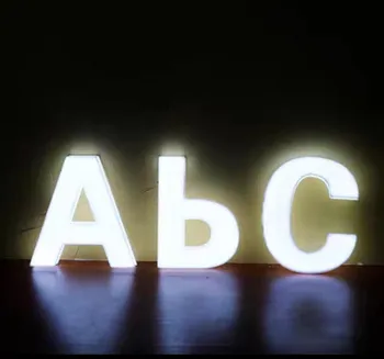 Verslo Logotipas, Lauko Vandeniui LED Šviesos Billboard Nerūdijančio Plieno, Akrilo Lenta 3D Apšviestas Raidžių Parduotuvėje Ženklų Užsakymą