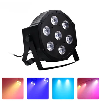 7 full LED nosinė, žibintai, 4inch 1 tamsintas fone žibintai, vestuvių scenos šviesos, barai, namai ir akinantys žibintai