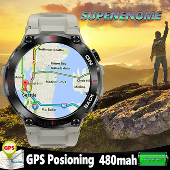 SUPENENOME Naujas GPS Padėties SmartWatch Lauko Sporto Fitneso Super Ilgas Laukimo Smartwatch Vyras 5ATM Plaukimas Vyras Žiūrėti Xiaomi