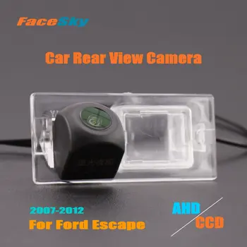 FaceSky Aukštos Kokybės Automobilio Galinio vaizdo Kamera, Skirta Ford Escape 2007-2012 Atvirkštinio Brūkšnys Cam HAINAUT/CCD 1080P Parkas Nuotraukos Priedai