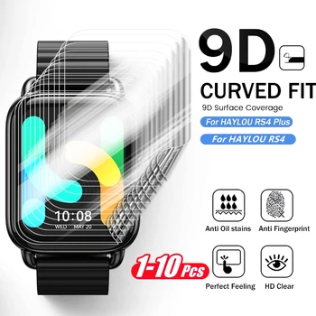 9D Lenktas Minkštas Hidrogelio Filmas HAYLOU RS4 Plius/RS4 Screen Protector Filmai Ne Stiklo RS4Plus RS4+ Smartwatch Priedai