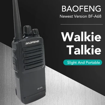 Naujas Baofeng 10W Patogu Walkie Talkie Kumpis Radijo BF-A68 tolimojo Domofonas UHF Dual Band 400-470 MHz WALKI TALKI 16 Kanalų