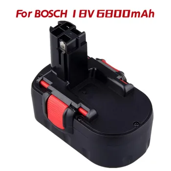 18V 6.8 Ah Ni-MH Remplacement Batterie supilkite Bosch BAT025 BAT026 BAT160 2607335277 2607335535 2607335735 PKR 18 VE-2 GSR 18 VE-2