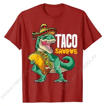 Tacosaurus Marškinėliai Taco Cinco De Mayo Vaikų Berniukų-Dinozaurų T Rex Geek Top Marškinėliai Vyrams Nuolaida Medvilnės Unikalus Tshirts
