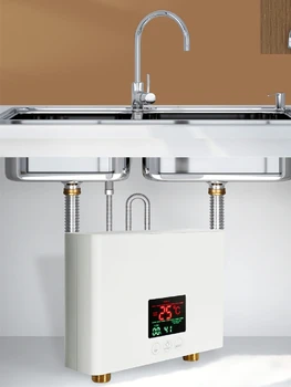 110-220AC Momentinių ElectricTankless Vandens Šildytuvas Karšto Tekančio Vandens Šildytuvo Sistemos, Virtuvės, Vonios kambarys su nuotolinio valdymo