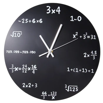 Sieninis Laikrodis Akrilo Matematinė Formulė, Laikrodžiai Kambarį 